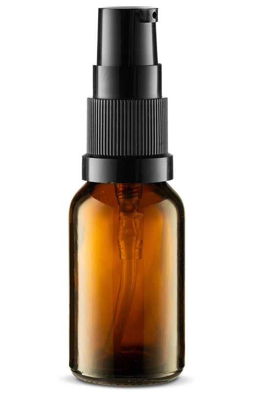 Vitalup™ Amber bottle with cream pump dispenser